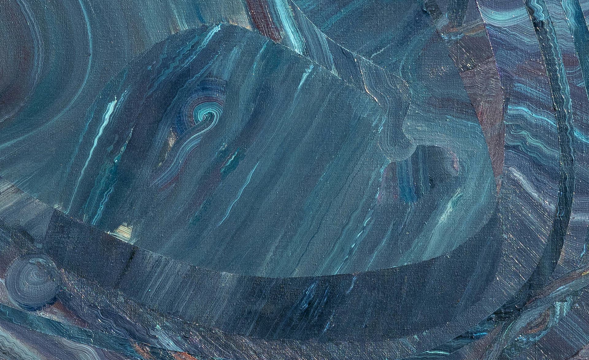 Anima oil painting, fragment 01