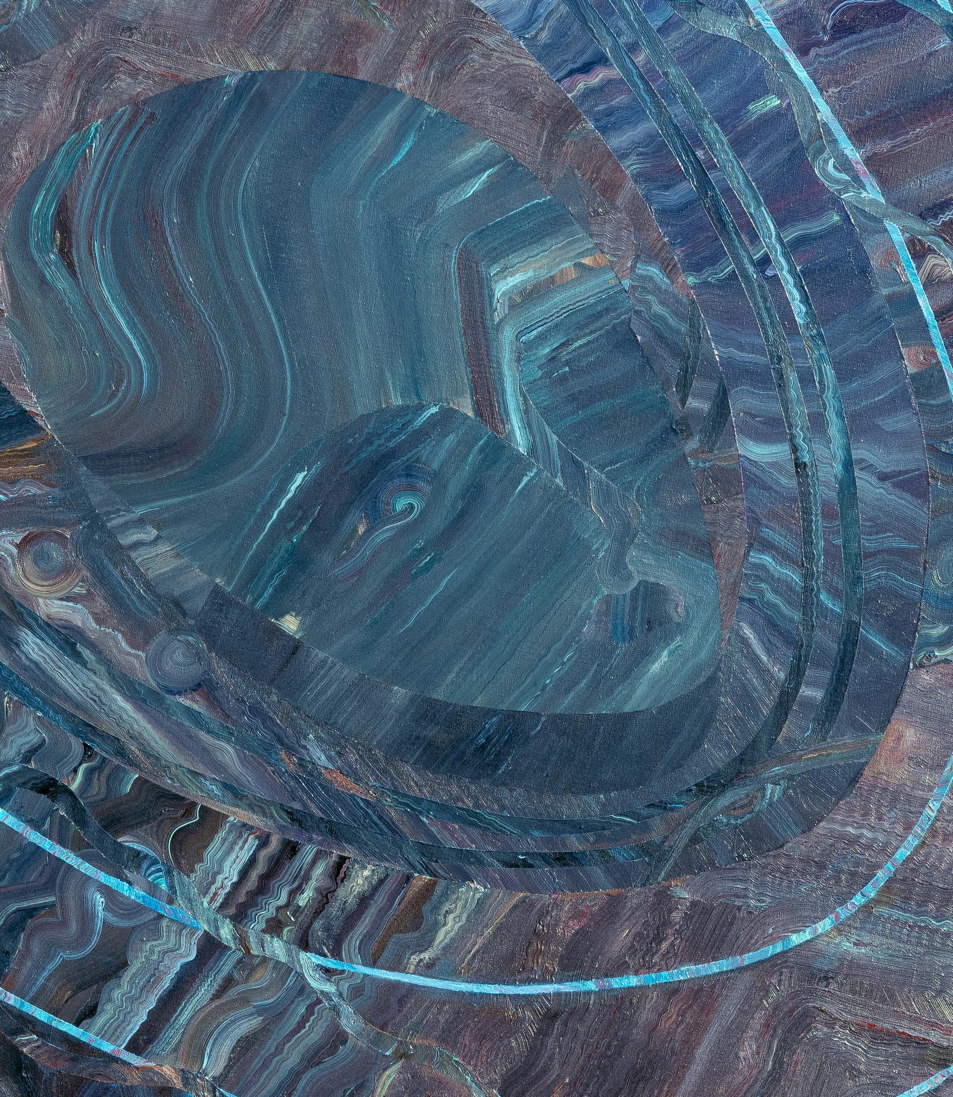 Anima oil painting, full view